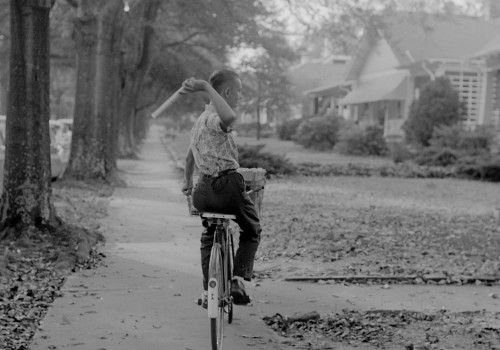 Paperboy in 1963 (image (adapted) by Joyner Library at East Carolina University)