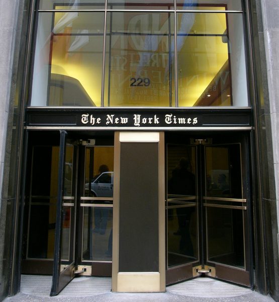 The New York Times building, New York City (Image by Alterego [CC BY 3.0], via Wikimedia Commons)