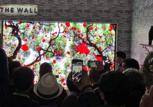 Samsung The Wall: MicroLED TV auf der CES 2018 präsentiert