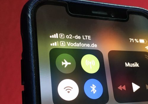 Dual-SIM und eSIM im iPhone Xs betreiben