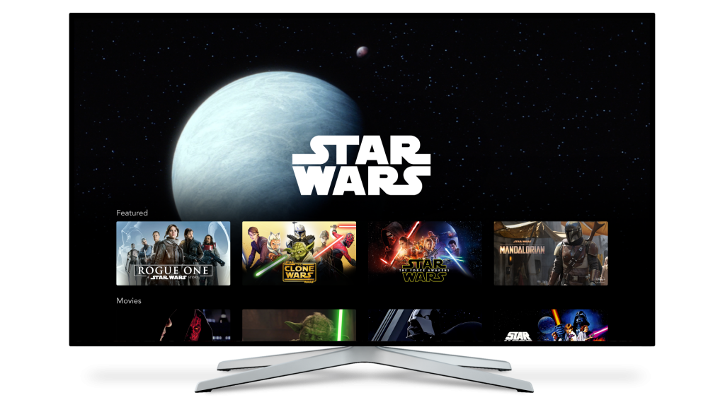 Disney Plus auf dem Fernseher