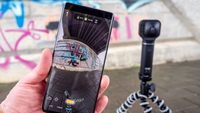 Vuze XR Camera App Live-Vorschau Android