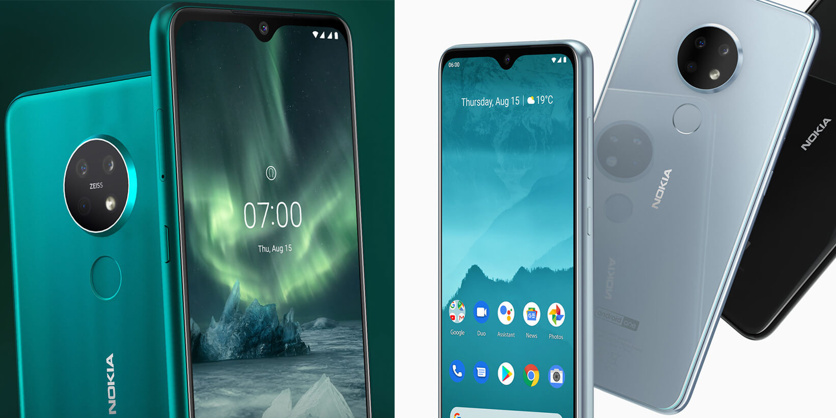 Die besten Smartphones der IFA 2019: Das Nokia 7.2 und Nokia 6.2 - Image by HMD Global