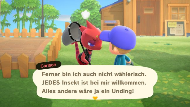 Carlson in Animal Crossing: New Horizins / Screenshot von Moritz Stoll