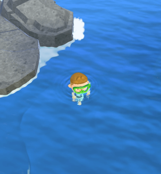 Animal Crossing Schwimmen und Tauchen Titelbild