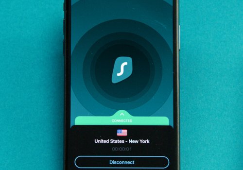 Surfshark VPN auf einem Smartphone